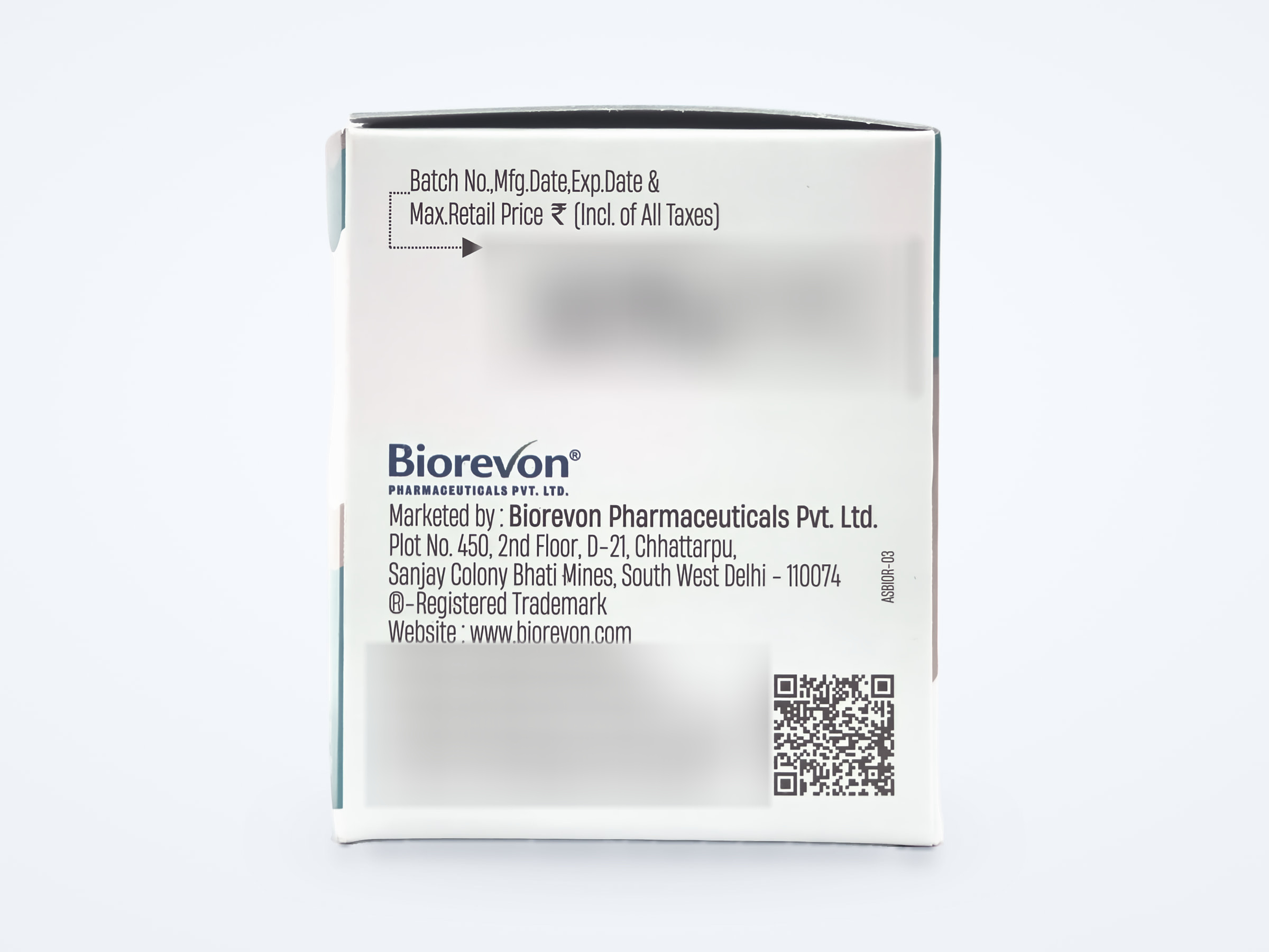 Esorev-L capsules carton, side panel