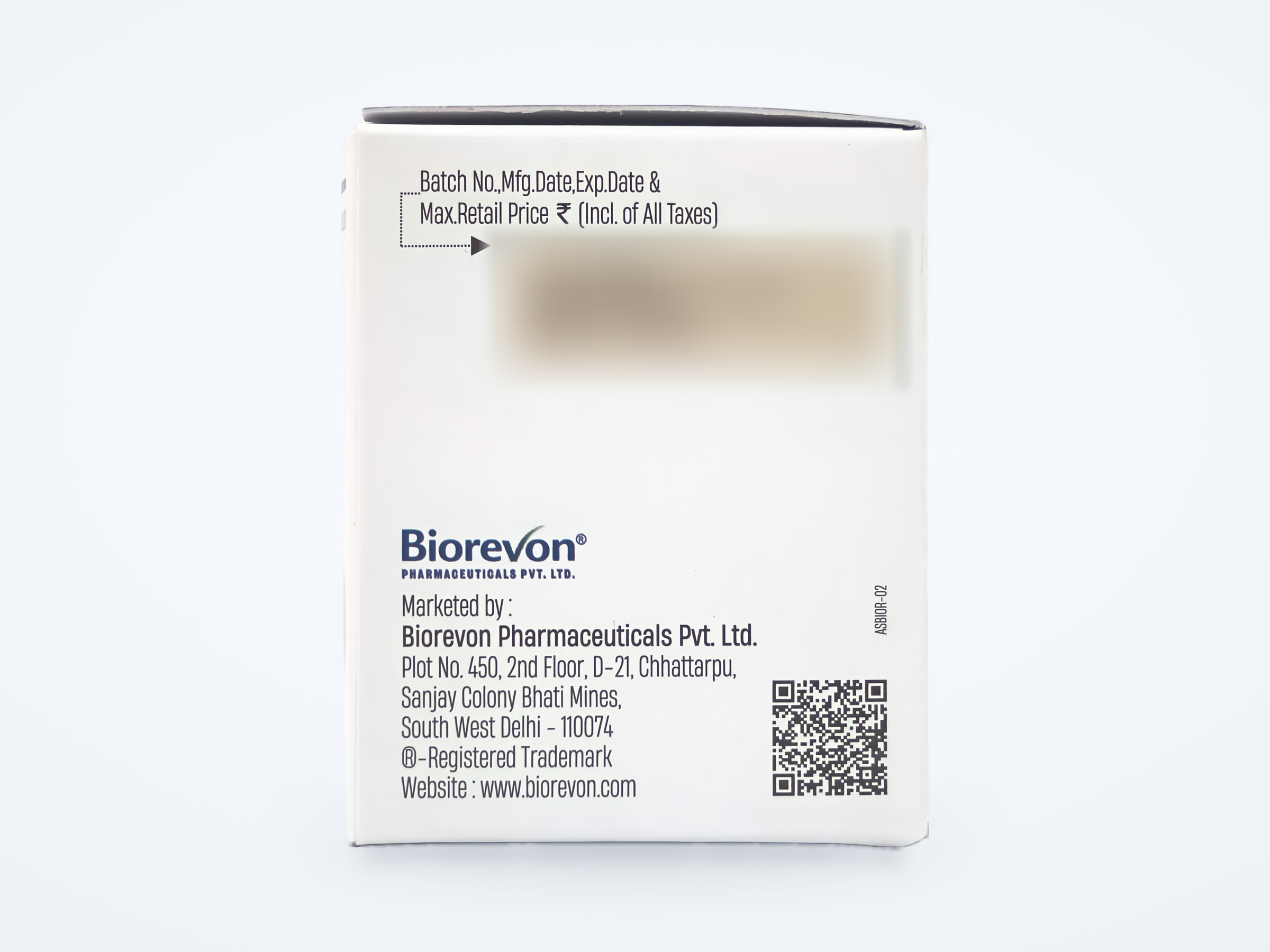Pantorev-D capsules carton, side panel