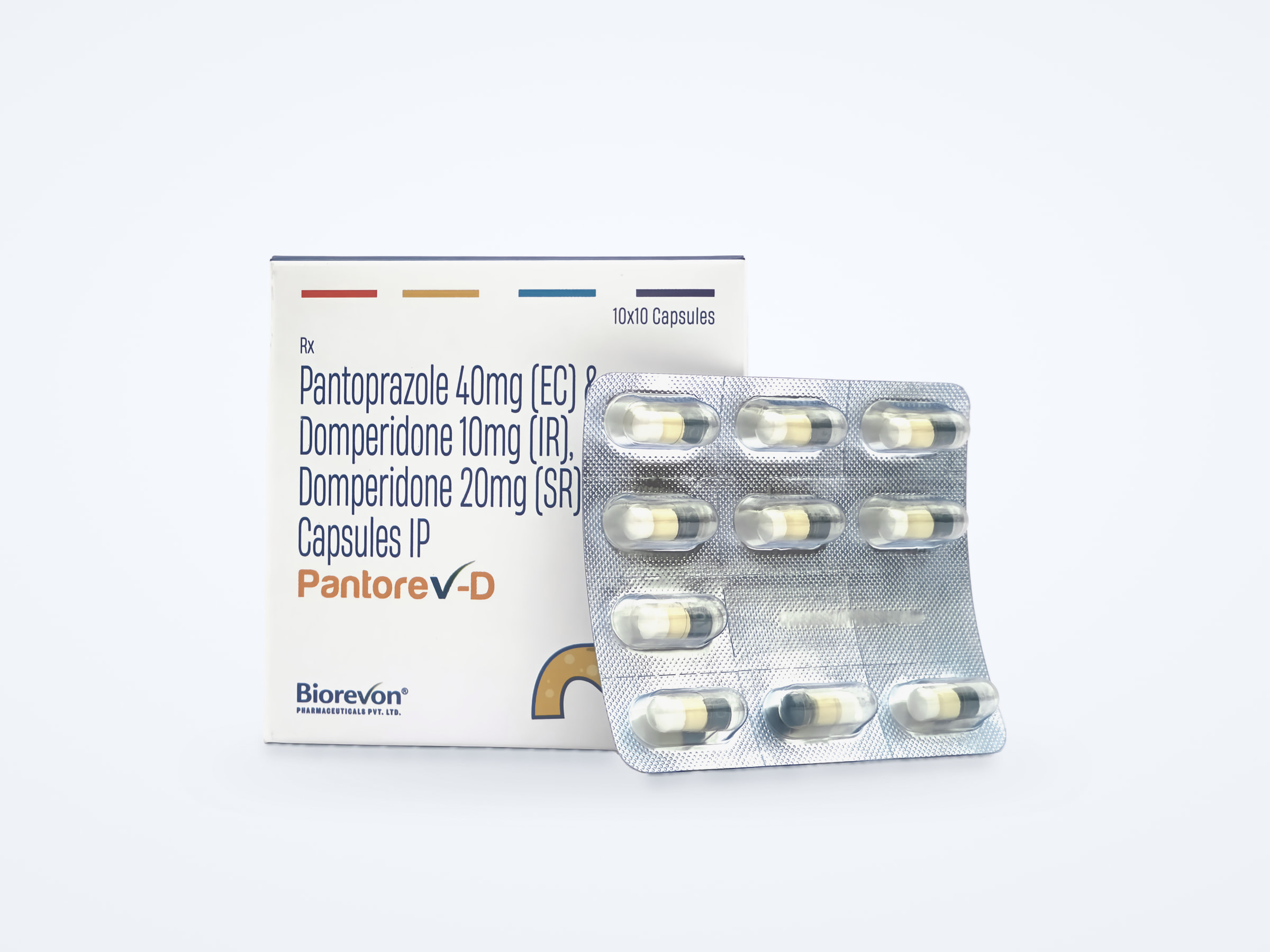 Pantorev-D capsules pack