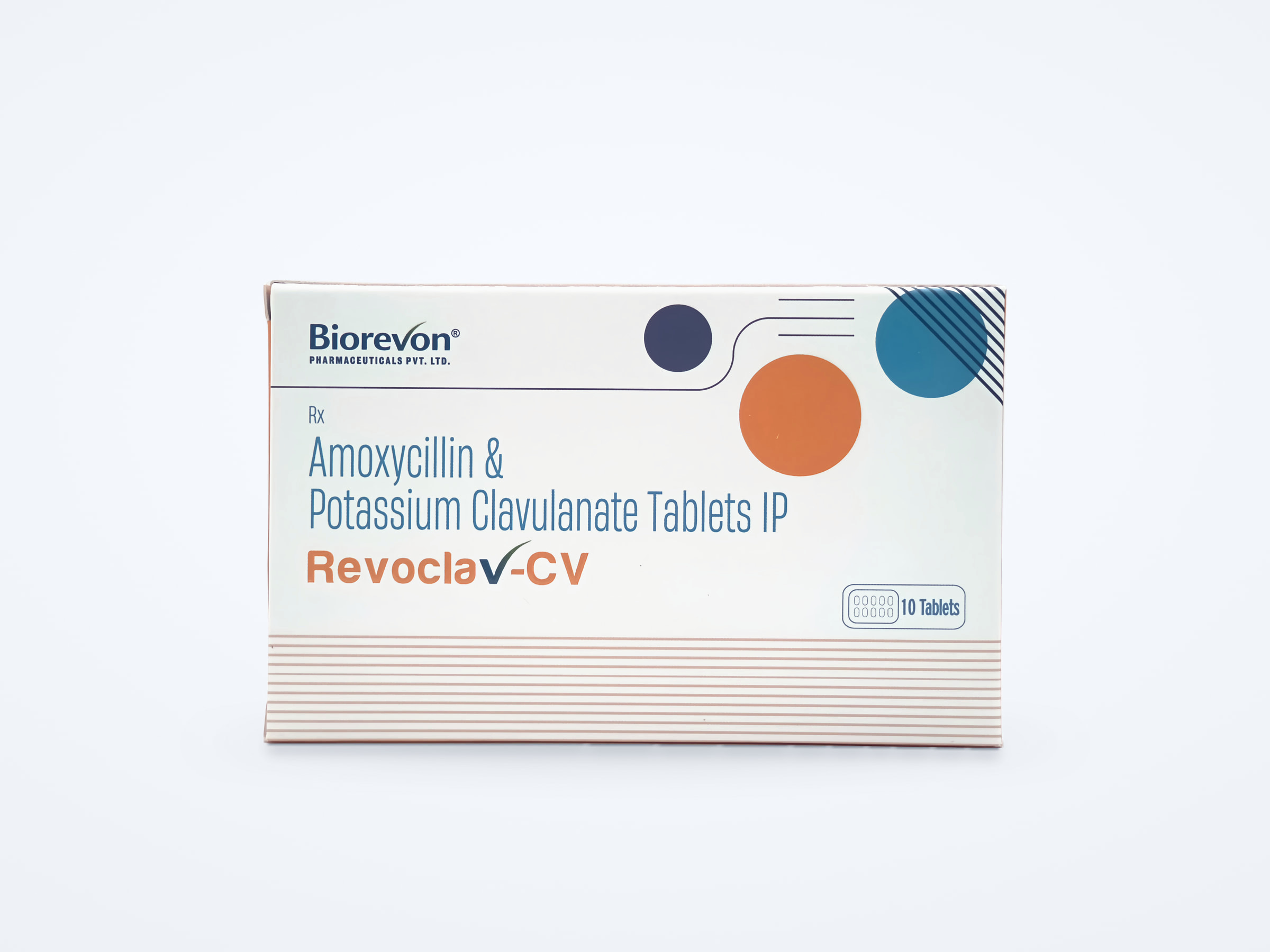 Revoclav-CV tablets carton, front panel